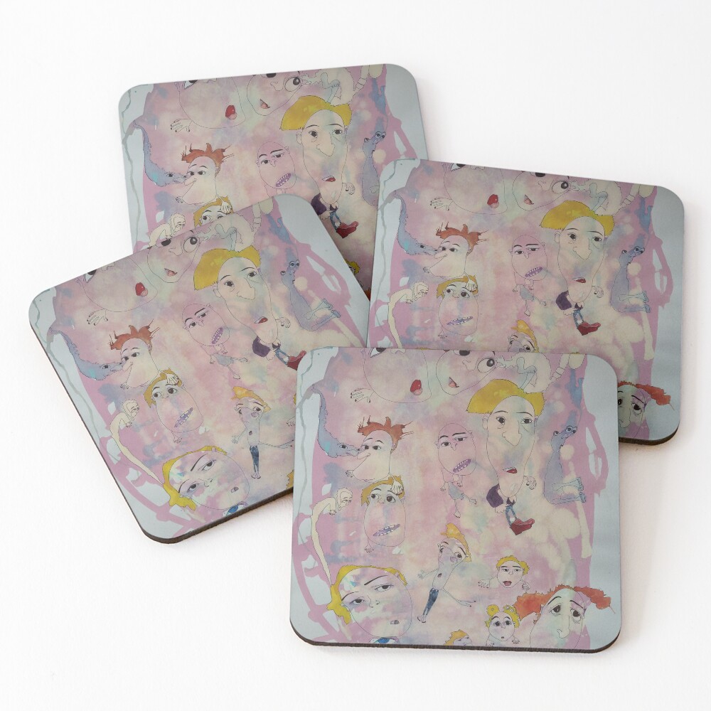 Item preview, Coasters (Set of 4) designed and sold by Rorschach68.