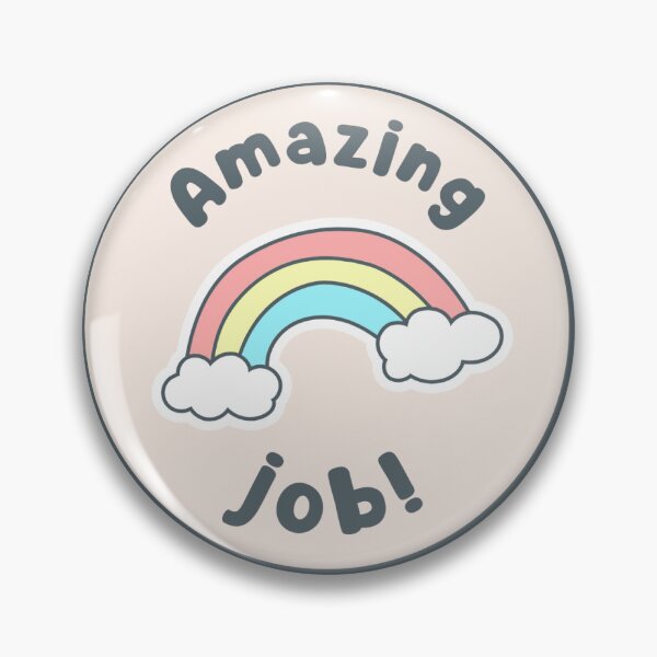 Item preview, Amazing job! Sticker Kids School designed and sold by chezkaladera.