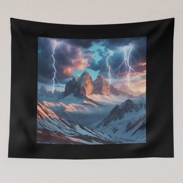 Item preview, Mountain Storm 8 designed and sold by Sybille-Yates.