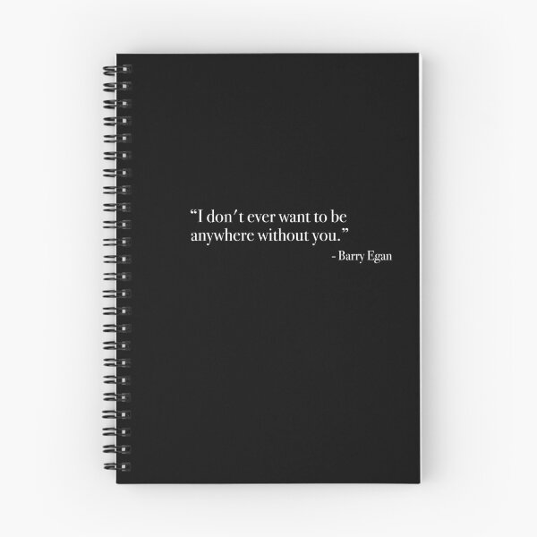 Item preview, Barry Egan "I don't ever want to be anywhere without you" Quote, from <Punch Drunk Love> designed and sold by Quote-things.