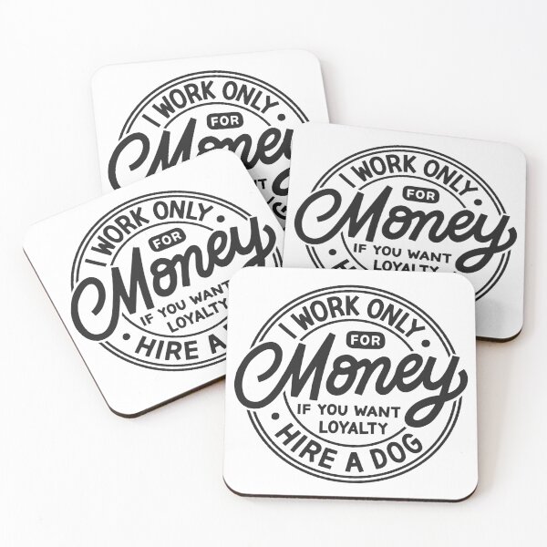 Item preview, Funny Employee I Work Only For Money designed and sold by Zagach Letters.