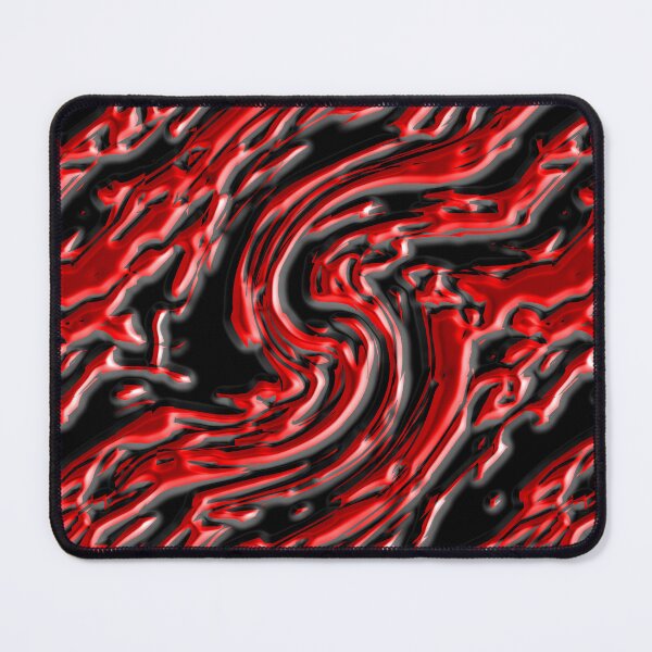 Item preview, Swirled Diagonal Black and Red Stripe Pattern designed and sold by TheRulerofEarth.