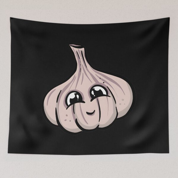 Item preview, Cheeky Garlic Bulb Cartoon Chaacter Garden Tips Toons designed and sold by EmGai TocXanh.