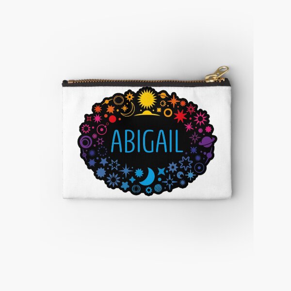 Item preview, Abigail name surrounded by colorful stars designed and sold by 0ut0fSpace.