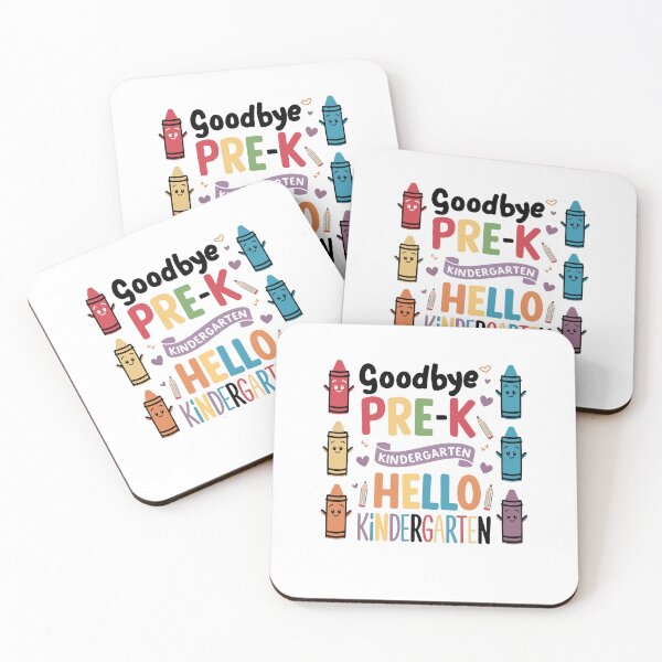 Item preview, goodbye pre-k hello kindergarten Kids  Boys Girls  Tees designed and sold by Felinefinesse.