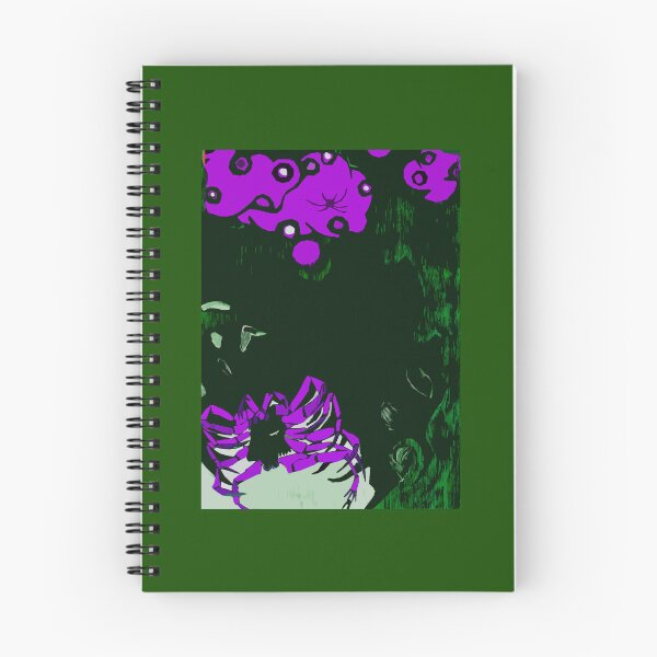 Item preview, Colorized drawing of purple spider designed and sold by Carré Comme Orange.