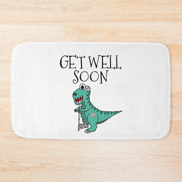 Item preview, Get Well Soon Dinosaur, T-Rex Hospital Funny designed and sold by doodlerob.