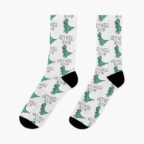 Item preview, Get Well Soon Dinosaur, T-Rex Hospital Funny designed and sold by doodlerob.