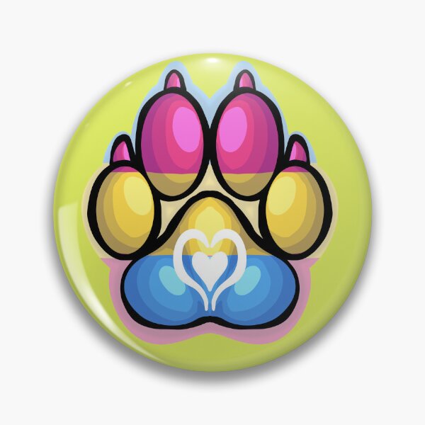 Item preview, Paw pride Ver2 - Pansexual designed and sold by StoneStudios.