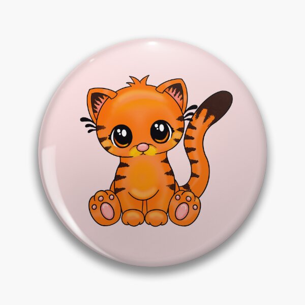 Item preview, cute baby red cat designed and sold by Pezi-Creation.