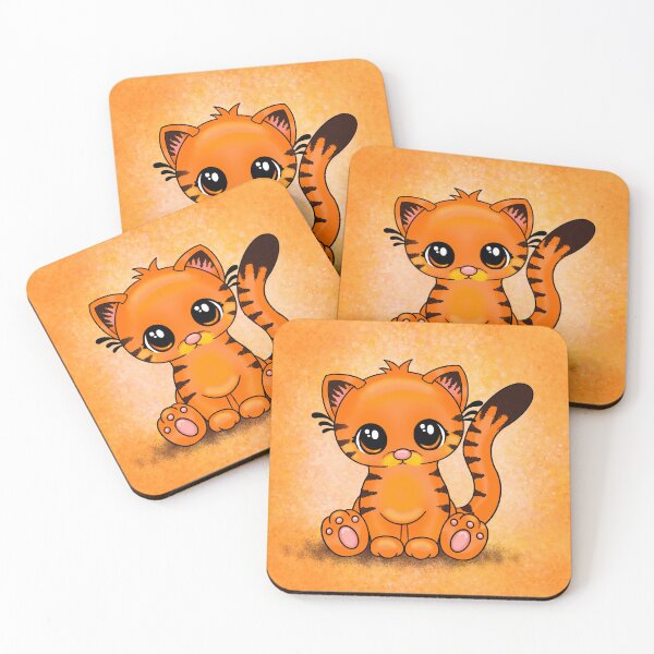 Item preview, cute baby red cat designed and sold by Pezi-Creation.