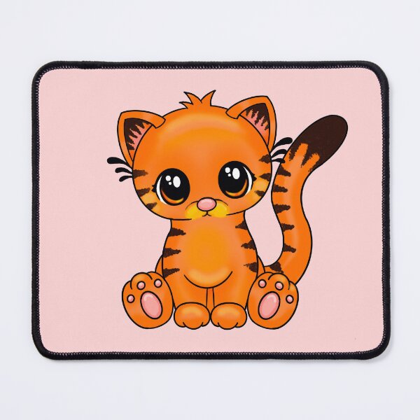 Item preview, cute baby red cat designed and sold by Pezi-Creation.