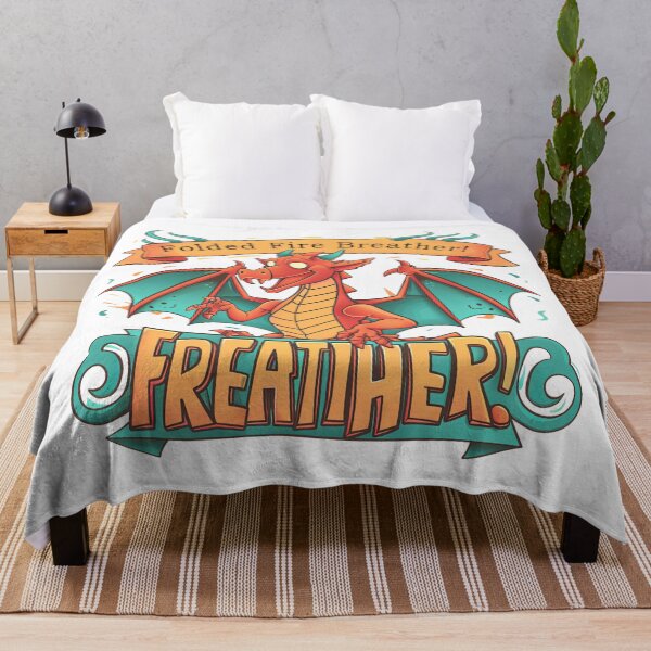 Item preview, Playful Dragon Illustration with 'Folded Fire Breather!' Art designed and sold by kjon88.