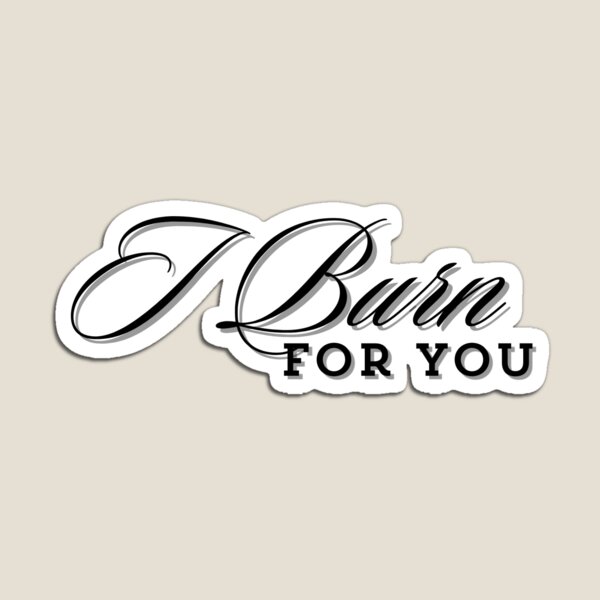 Aperçu de l'œuvre "Je brûle pour toi" créée et vendue par InfntDesigns.