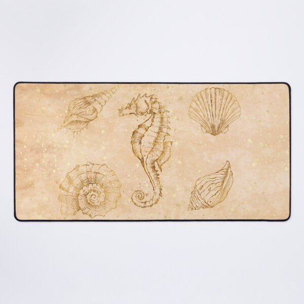 Item preview, Sea Life Illustrations a Grunge Background designed and sold by WhiteSoftPetals.