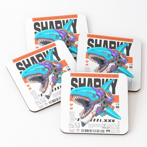 Item preview, Mech Sharkhead Vol.1 - White Bg designed and sold by efiik.