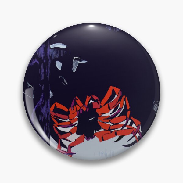 Item preview, Red spider colorized drawing designed and sold by Carré Comme Orange.