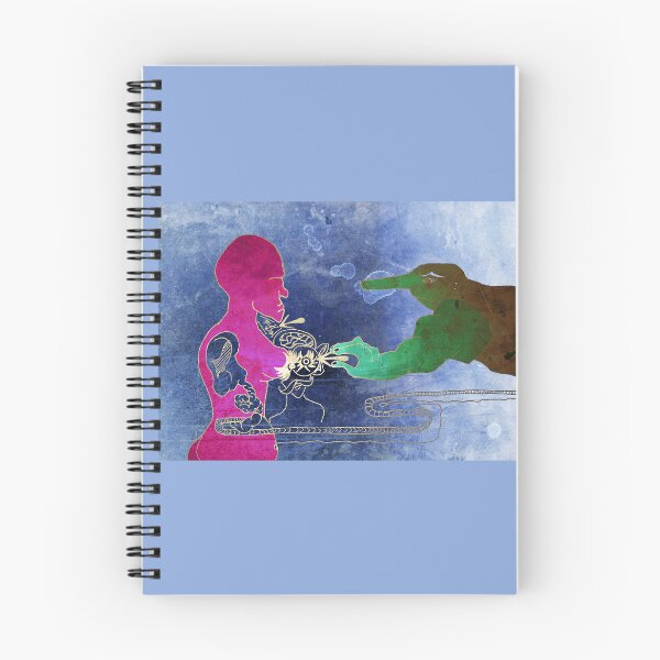 Item preview, Colorized drawing multicolored abstract monsters  designed and sold by Carré Comme Orange.