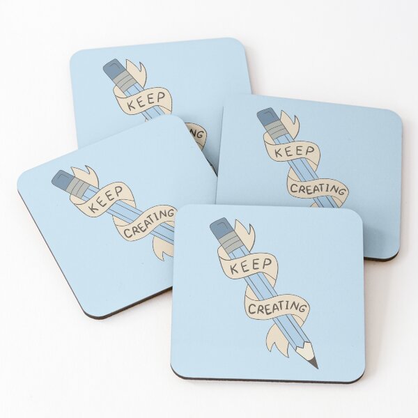 Item preview, Blue Keep Creating Pencil designed and sold by SydneySells.