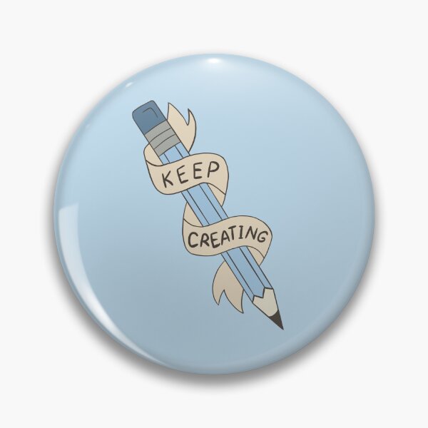 Item preview, Blue Keep Creating Pencil designed and sold by SydneySells.