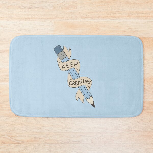 Item preview, Blue Keep Creating Pencil designed and sold by SydneySells.