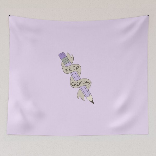 Item preview, Purple Keep Creating designed and sold by SydneySells.