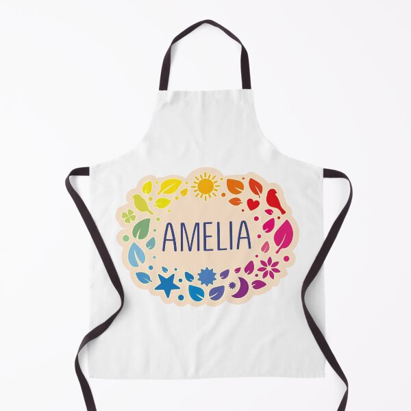 Item preview, Amelia name surrounded by leaves designed and sold by 0ut0fSpace.