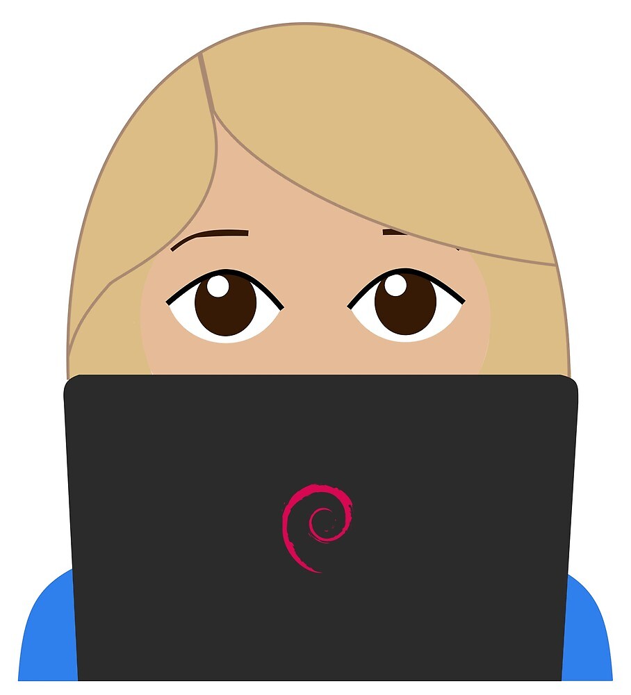 "Linux Girl" by Elise LCDB | Redbubble