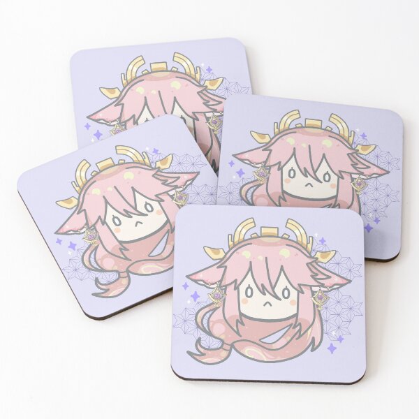 Item preview, Chibi Yae Miko Genshin Impact designed and sold by Icecoldpotato.