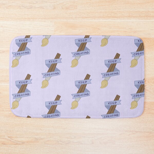 Item preview, Purple Blue Keep Creating Paintbrush designed and sold by SydneySells.