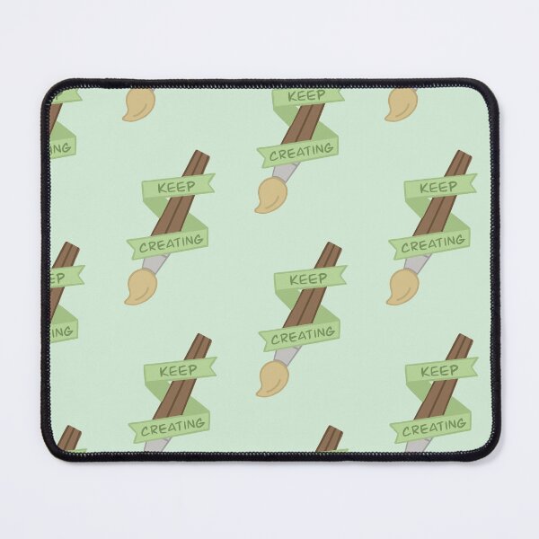 Item preview, Green Keep Creating Paintbrush designed and sold by SydneySells.