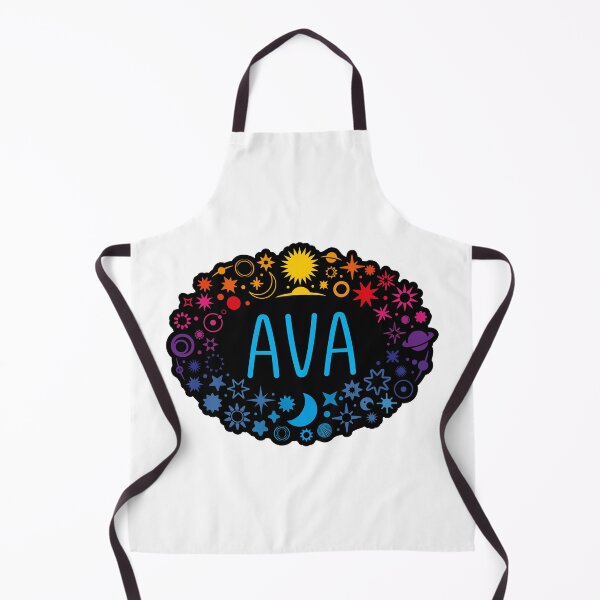 Item preview, Ava name surrounded by colorful stars designed and sold by 0ut0fSpace.
