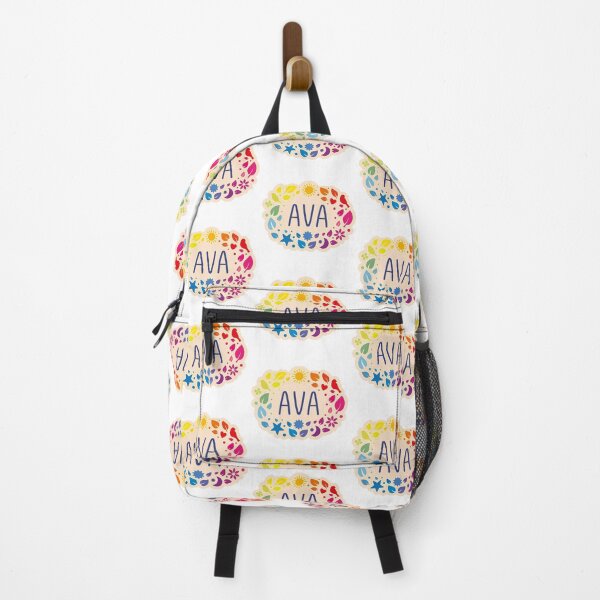 Item preview, Ava name surrounded by colorful leaves designed and sold by 0ut0fSpace.