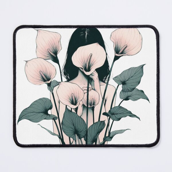 Item preview, Elegant Anthurium Silhouette - Contemporary Botanical Art designed and sold by MiszungART.