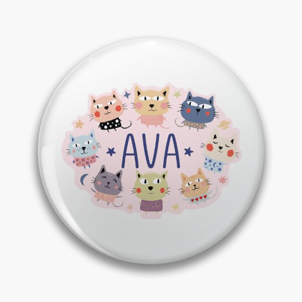Item preview, Ava name surrounded by cats designed and sold by 0ut0fSpace.
