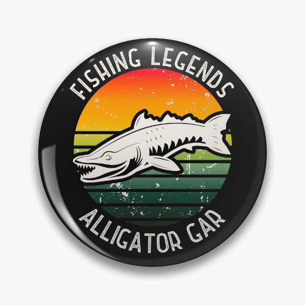 Item preview, Alligator Gar Fishing Vintage Freshwater Gar Fish  designed and sold by WildPalette-Art.