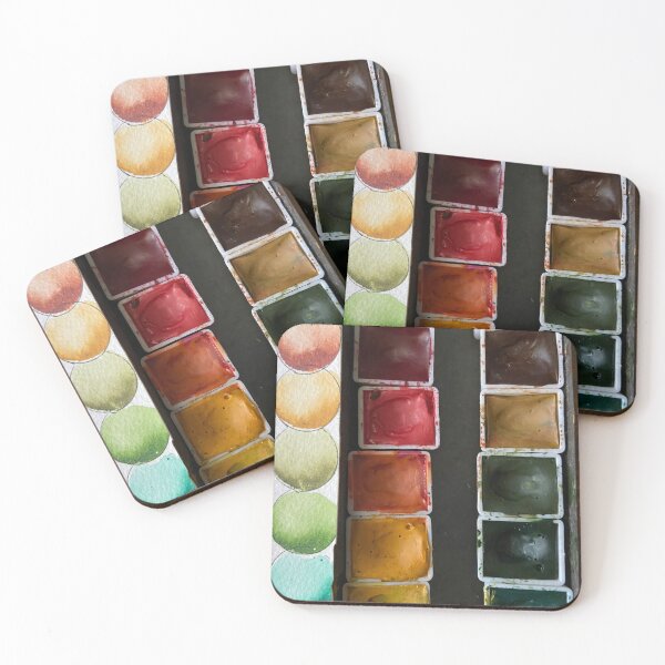 Item preview, Paint in pans and swatching  designed and sold by ExpressionsbyC.