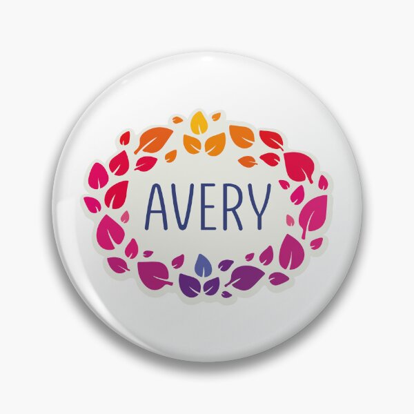 Item preview, Avery name surrounded by leaves designed and sold by 0ut0fSpace.