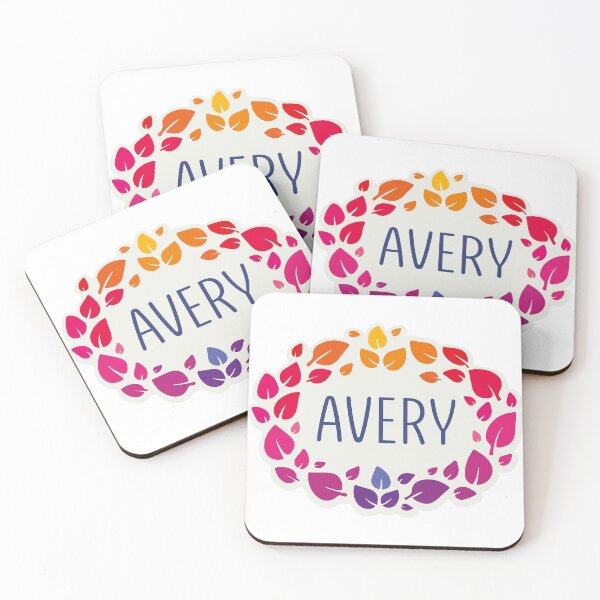 Item preview, Avery name surrounded by leaves designed and sold by 0ut0fSpace.