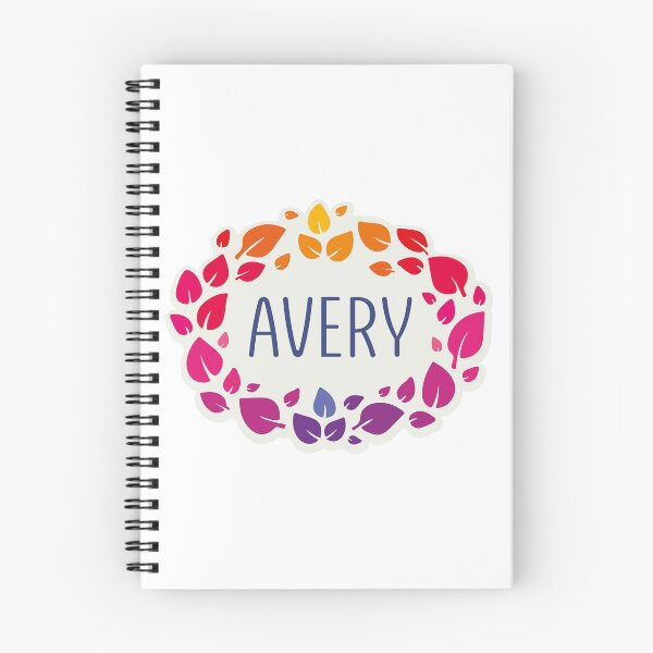 Item preview, Avery name surrounded by leaves designed and sold by 0ut0fSpace.