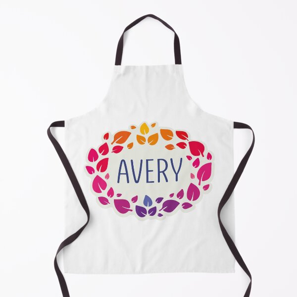 Item preview, Avery name surrounded by leaves designed and sold by 0ut0fSpace.