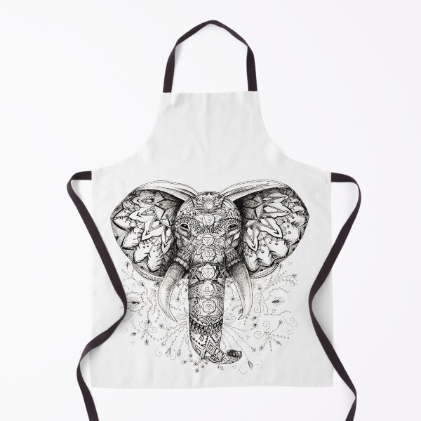 Item preview, Mandala Zentangle Elephant with 7 Chakra designed and sold by AnjaLiaDesigns.