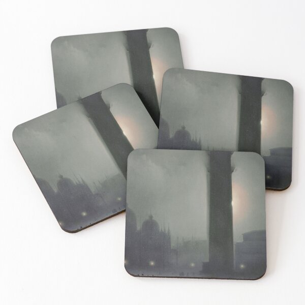 Item preview, Nocturne with Fog in Piazza San Marco - Ippolito Caffi designed and sold by darkgothicart.