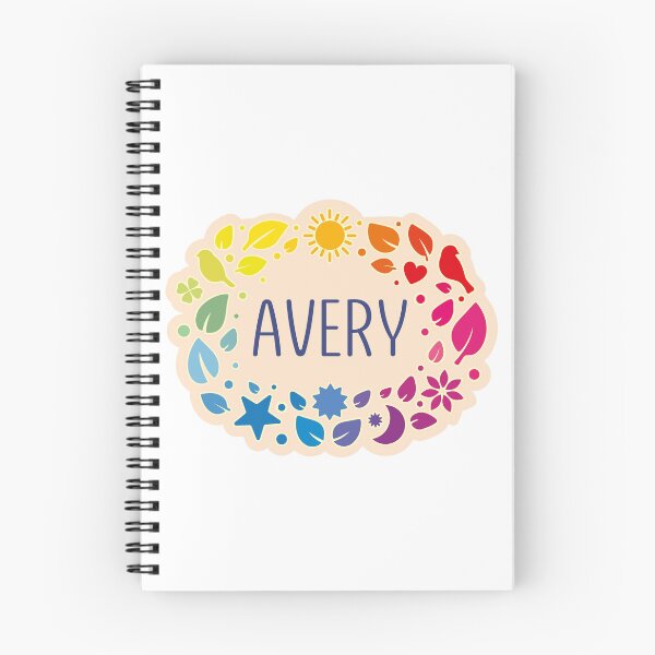 Item preview, Avery name surrounded by leaves designed and sold by 0ut0fSpace.
