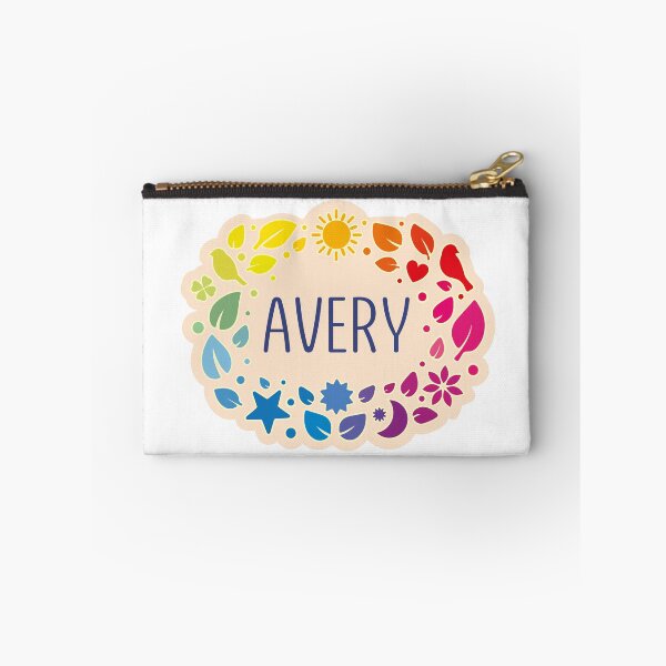 Item preview, Avery name surrounded by leaves designed and sold by 0ut0fSpace.