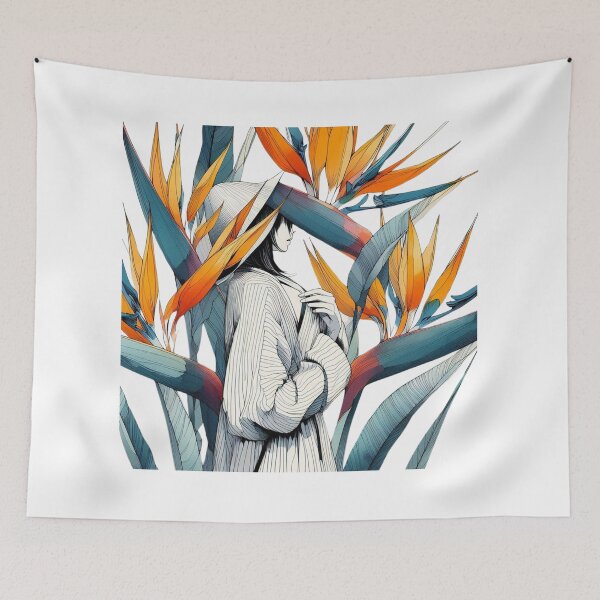 Item preview, Elegant Strelitzia - Bird of Paradise Artwork | Redbubble Exclusive designed and sold by MiszungART.