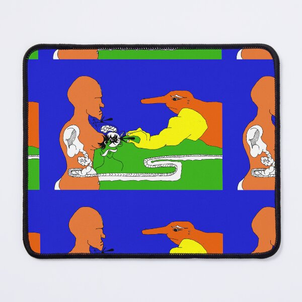 Item preview, Colorized drawing multicolored abstract monsters  designed and sold by Carré Comme Orange.