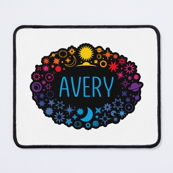Item preview, Avery name surrounded by stars designed and sold by 0ut0fSpace.