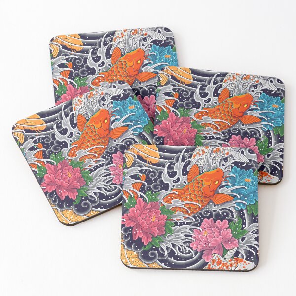 Item preview, Koi Fish pattern designed and sold by ArtLab-store.