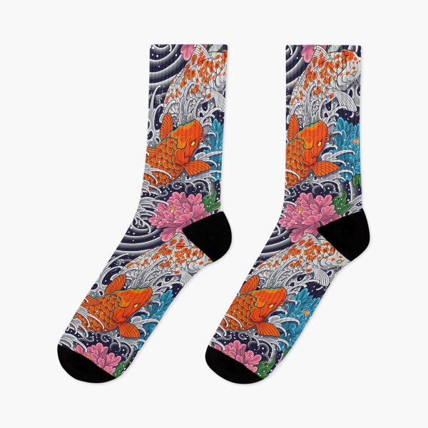 Item preview, Koi Fish pattern designed and sold by ArtLab-store.